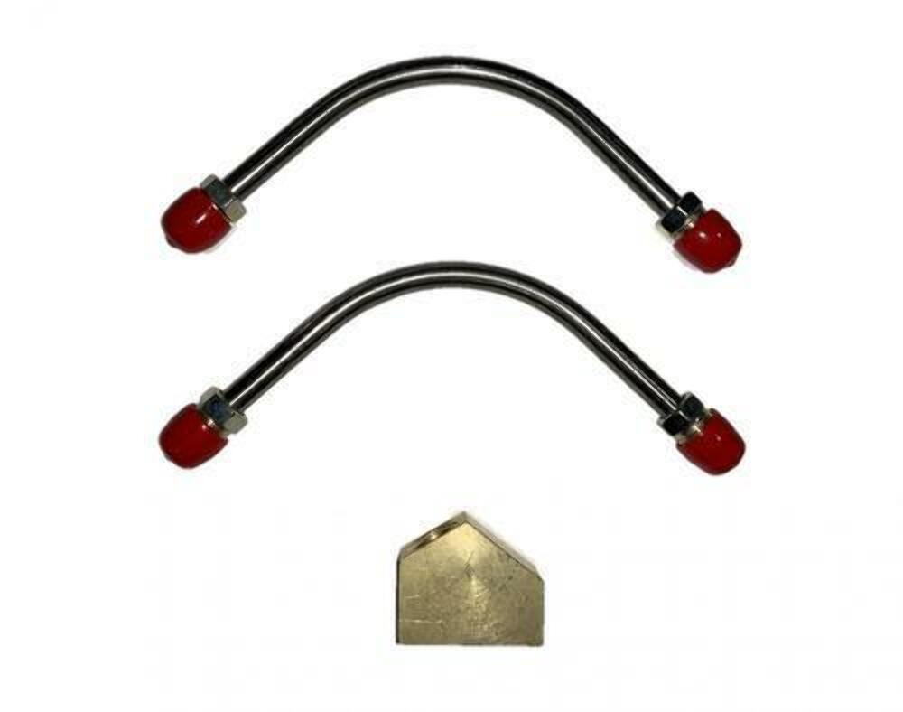 Pump to Carburetor Fuel Line For 6672 Holley Carb Lines and Y Block