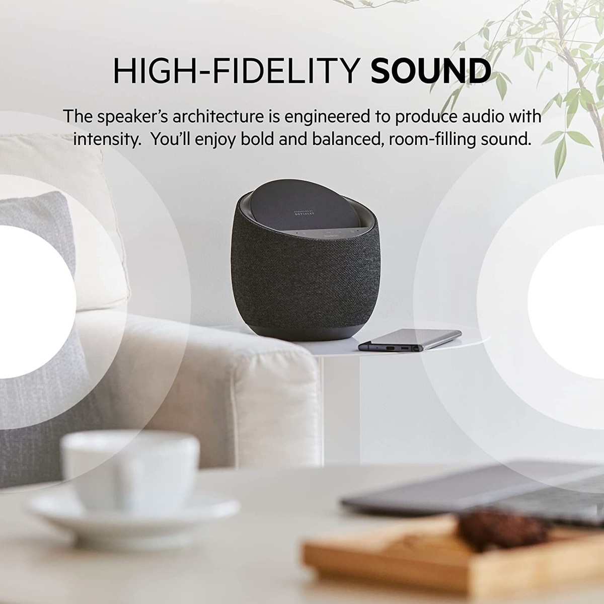 Belkin SoundForm Elite Hi-Fi Smart Speaker & Wireless Charger