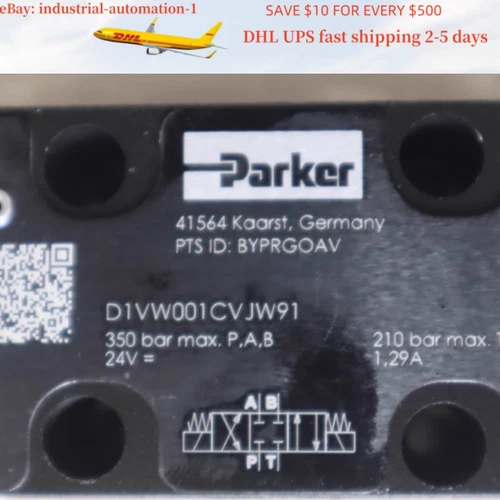 Parker D1VW001CVJW91 Reversing Valve DHL Shipping
