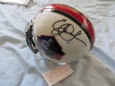 Eric Dickerson Jack Youngblood signed Football Hall of Fame mini helmet Rams JSA