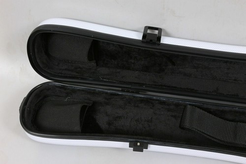 White Double Bass Bow Case Carbon Fiber Bass Bow Box 2 pcs Light Strong Bow Bag - Picture 6 of 9
