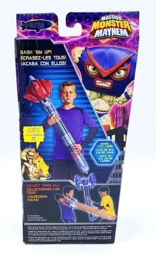 NickToons Massive Monster Mayhem Inflatable Bash Weapon Mace Ace 4ft Long NEW - Picture 2 of 2