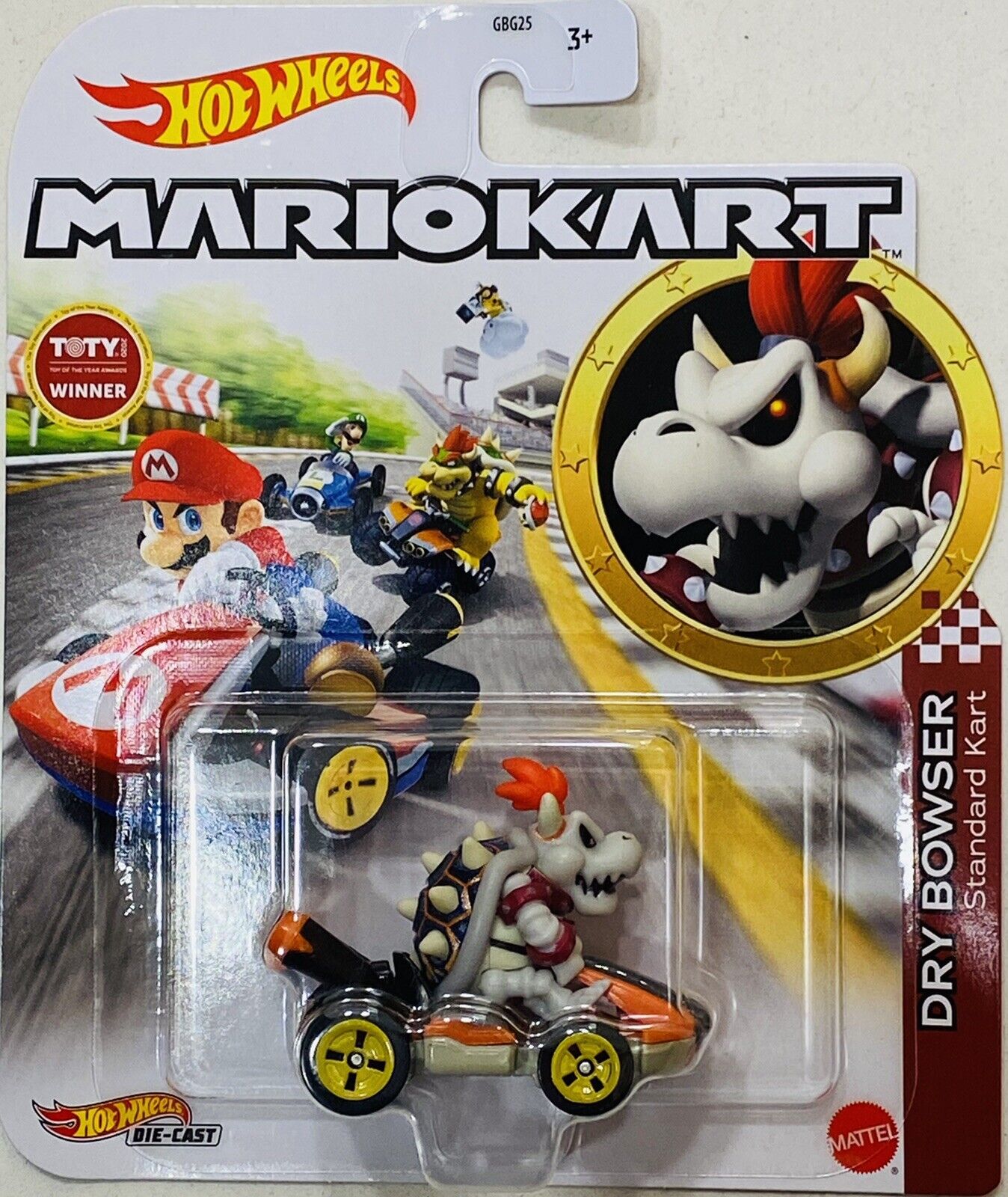 Mattel® Hot Wheels® Mario Kart™ Dry Bowser Standard Kart Toy Vehicle, 1 ct  - Kroger