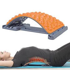 Back Stretcher for Lower Back Pain Relief - 4 Level Adjustable Spine Decompressi