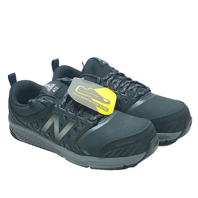 New Balance 412 v1 Men's Size 10.5 D Black Work Shoes Alloy Toe Slip Resistant