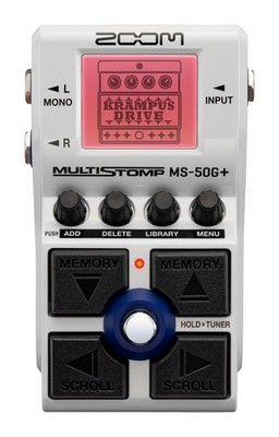 Zoom MS-50G+ MultiStomp Guitar Effects Pedal, Single Stompbox, 100 effects, S...