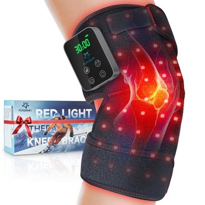 Astarexin Red Light Therapy Knee Brace Wireless Rechargeable with Pulse  Heat...