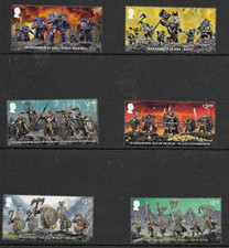 WARHAMER 2023  SET OF ROYAL MAIL UNUSED STAMPS (FREE P&P) .