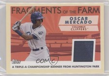 2019 Topps Pro Debut Fragments of the Farm Relics Oscar Mercado Rookie RC 4l3