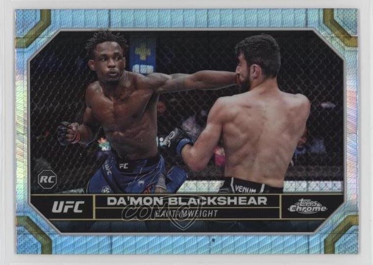 2024 Topps Chrome UFC Prism Refractor Da'Mon Blackshear #21 14mf
