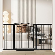 Fairy Baby Extra Wide Gate 57.1"-59.8" Black