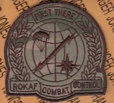ROKAF Korea Air Force Combat Control Team CCT Airborne OCP NO HOOK ~3.5" patch