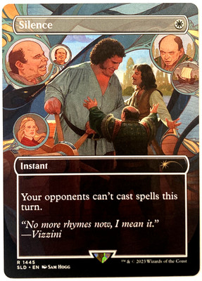 MTG 思案 secret lair MTG Silence Secret Lair x Princess Bride 1445 NM | eBay