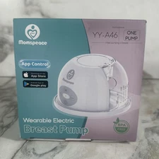 Momspeace Wearable Electric Breast Pump YY-A46 1 Pump App Controlled 12 Levels