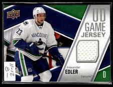 2011-12 Upper Deck Game Jerseys Alexander Edler Vancouver Canucks #GJ-AE