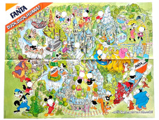 Vintage Fanta Werbe-Poster 1985 Disney  Duck,...