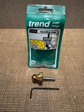Image of Trend C076 ¼" shank TC Craft Guided Ovolo Rounding Over Router Cutter 6.3mm Rad