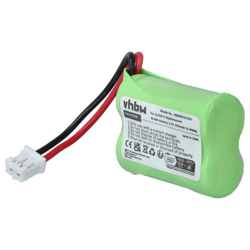 Batterie pour Simvalley Retro Dect PX1714-675 400mAh 2,4V - Zdjęcie 8 z 9