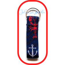 Lupine Key Chain LOBSTAHS 1"x 4"  New