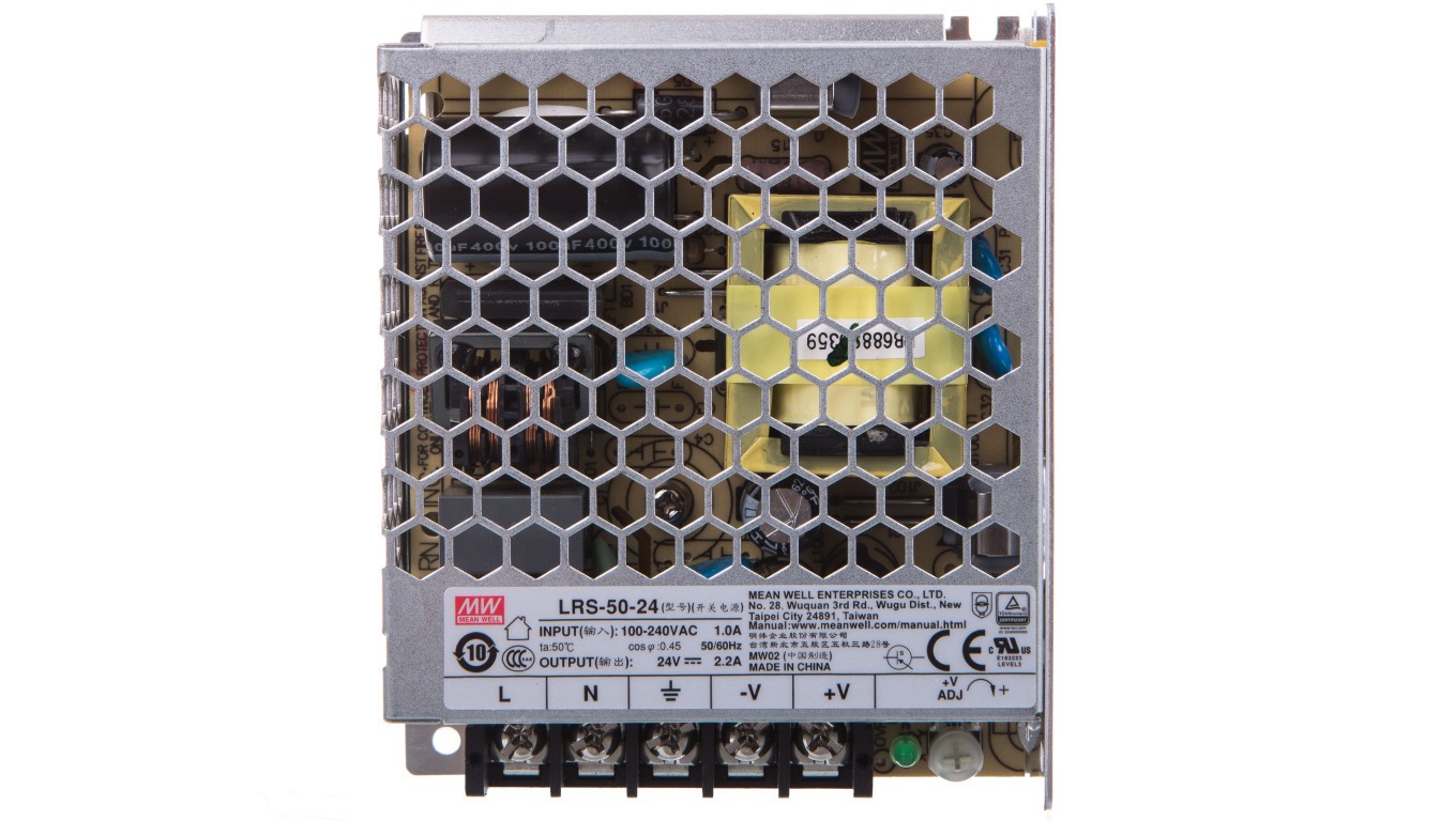 Indoor Mount Power Supply 24V 2.2A 53W LRS-50-24