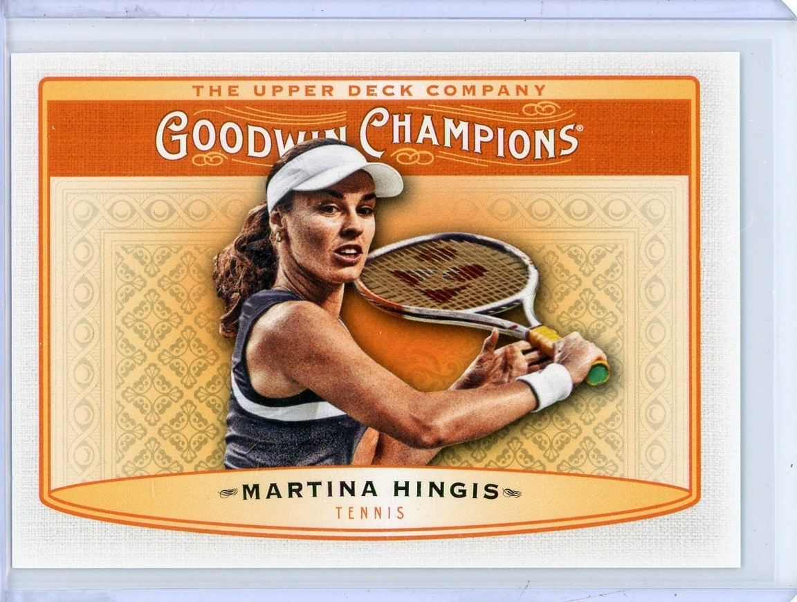 2019 Upper Deck Goodwin Champions Martina Hingis Tennis Player #55
