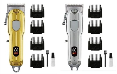 Rechargeable Large Hair Trimmer for Men – Heavy Duty Barber Clippers Set