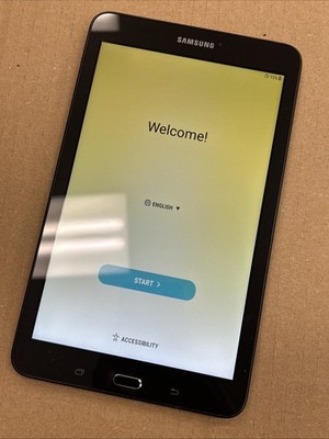 Screen Defect - Samsung Galaxy Tab E 8.0 SM-T377A (ATT) 16GB Tablet tested reset