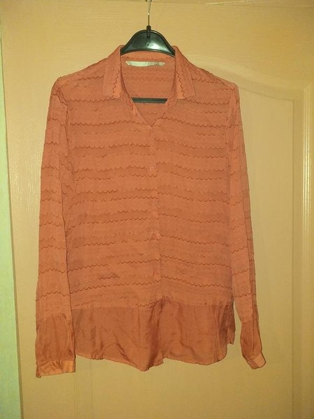 Women Custommade Shirt Pink Viscose 36 / S / 44