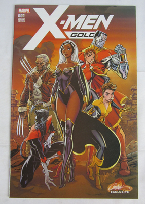 #ad X Men Gold #1 2017 J. Scott Campbell Exclusive Variant NM 9.6 ST329 $24.95