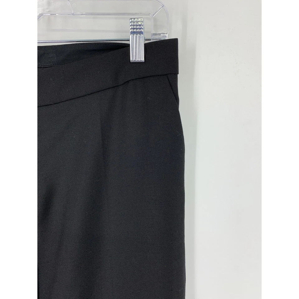 Stella McCartney Pants Women's Size 40 US 4-6 Trouser Wide Flare Leg Black - Image 2 of 4