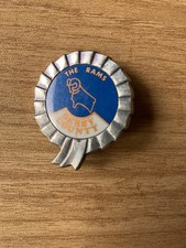 DERBY COUNTY FC - VINTAGE ENAMEL COFFER BADGE. 
