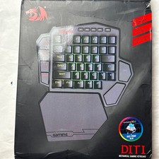 Red Dragon Gaming DITI Pro Keyboard Black Switch Brand New - Open Box