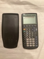 Texas Instruments TI-83 Plus Graphing Calculator With Cover - Tested Works