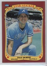 1986 Fleer Star Stickers Dale Murphy #80 9hl
