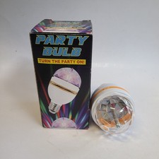 Full Color LED RGB Rotating Party Light Bulb Disco