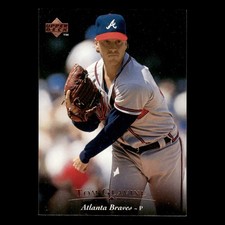 Tom Glavine #46 1995 Upper Deck Atlanta Braves Baseball Card MLB