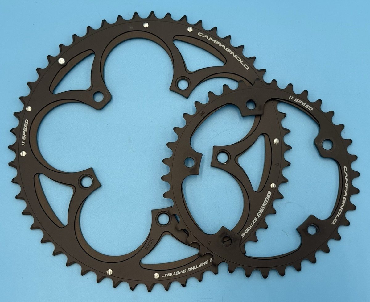 RARE Campagnolo 52/36 Mid-Compact 2x11-Speed Super Record Record