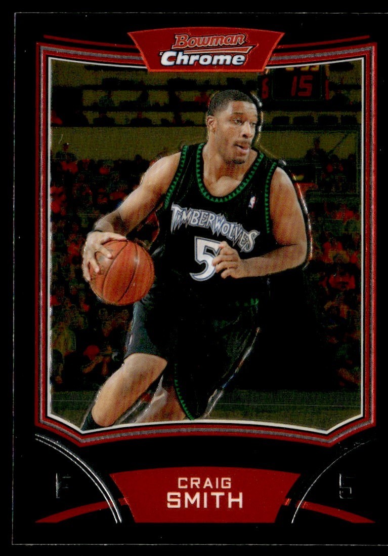 2008-09 Bowman Chrome Craig Smith Minnesota Timberwolves #75