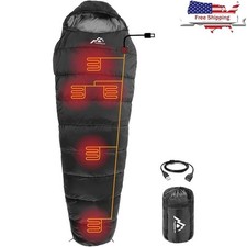 5PCS Electric Heating Pads Portable Warm Sleeping System Camping Indoor Outdoor