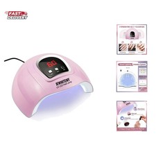 UV LED Nail Lamp 54W, Professional Nail Dryer Gel Polish Light, UV Light with...
