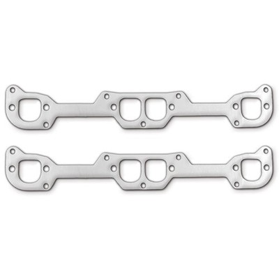 Remflex Header Gasket 2053; Graphite, D-Port for SBC Fast Burn, Stahl Adapter