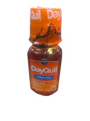 Vicks DayQuil Cold & Flu Syrup 4 fl oz Acetaminophen Dextromethorphan