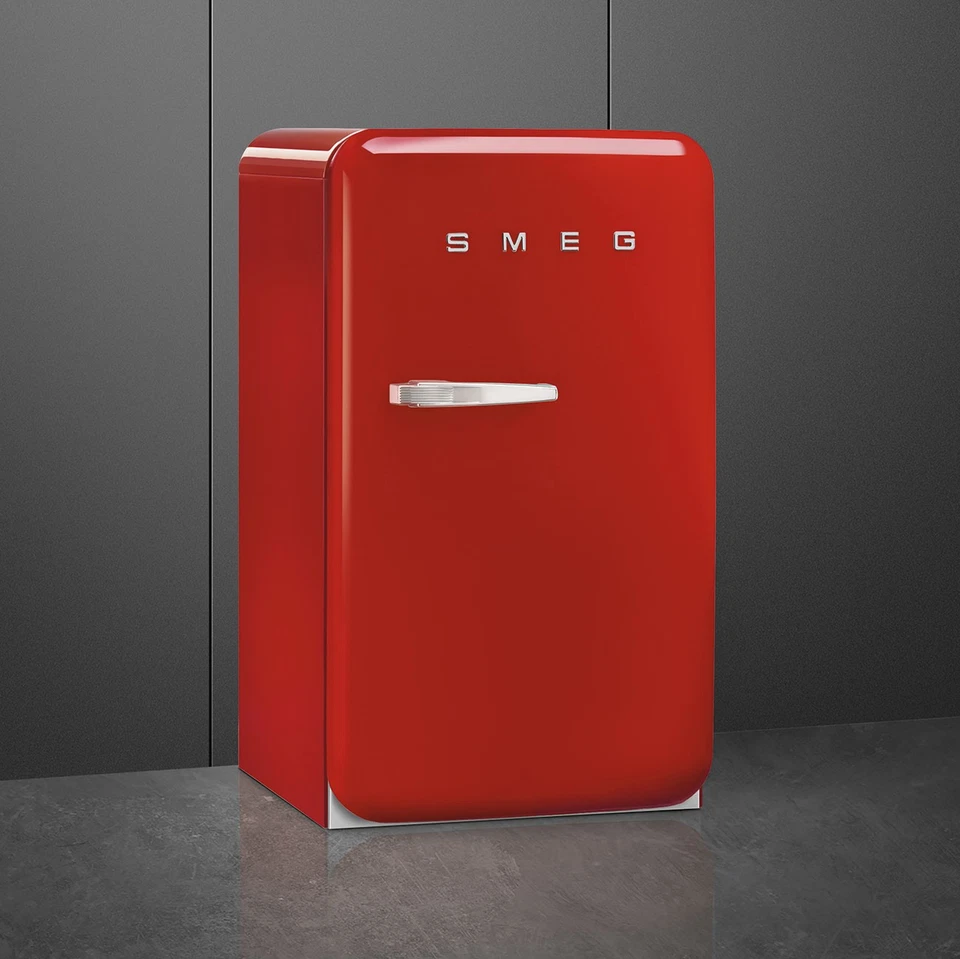 SMEG FAB10RRD6 Stand-Kühlschrank Rechtsanschlag Rot 50s Style 2025 Modell - Bild 3 von 4