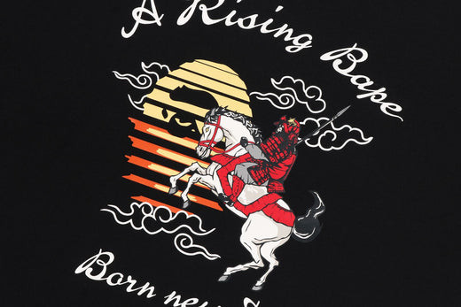 A Bathing Ape A Rising Bape Horse Tee Black 1m20-110-004 thumbnail 4