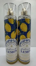 Bath & Body Works Fresh Amalfi Lemon Fine Fragrance Mist 8 Oz x2