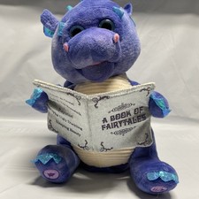 12  Cuddle Barn Duncan The Storytelling Dragon Talking Plush-Reads 5 Fairy Tales