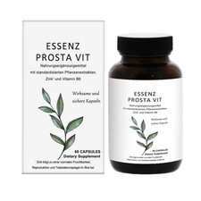 Extractos vegetales Cápsulas para la salud de la próstata y la vejiga - Zinc y vitamina B6 60 piezas