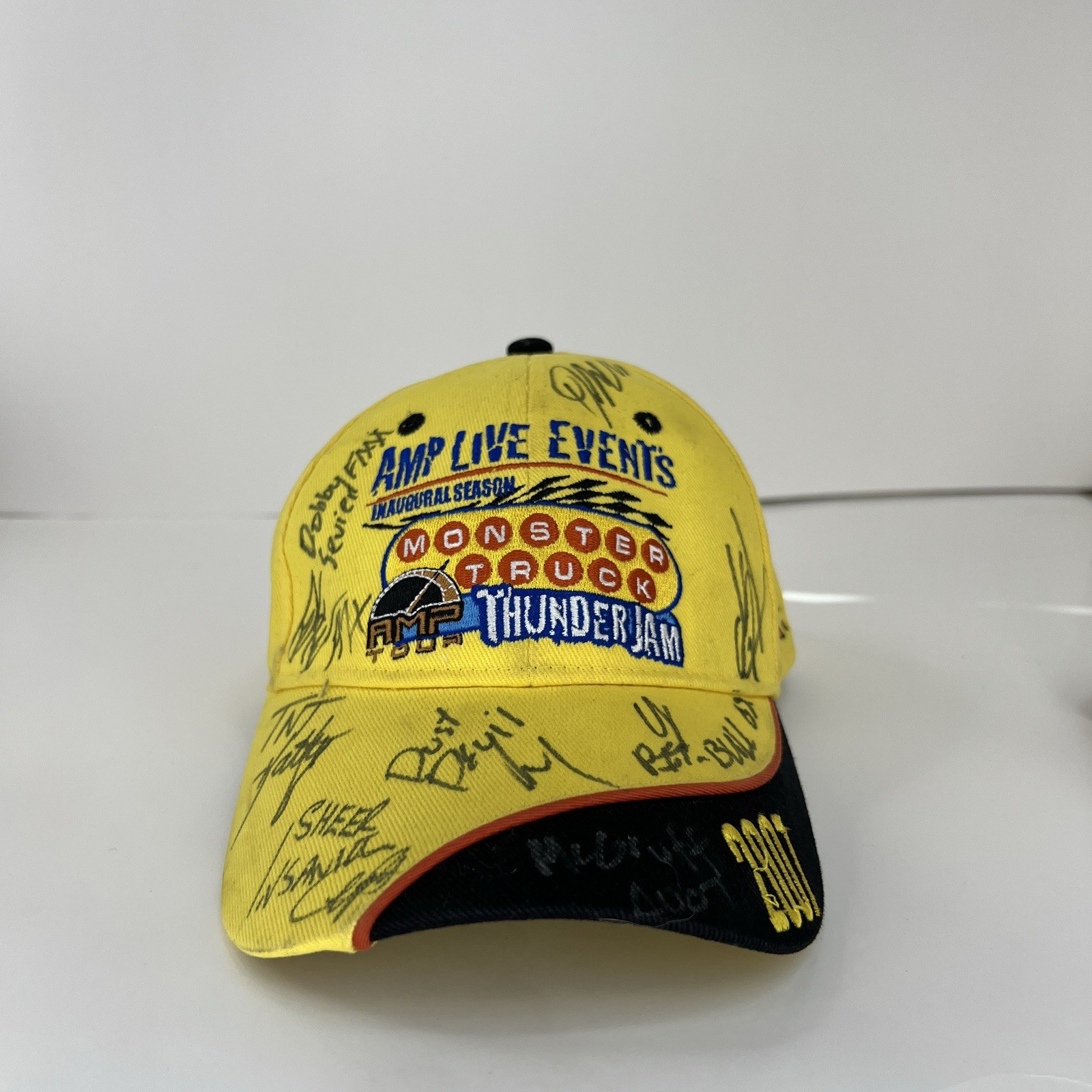 Vintage 2007 Amp Live Events Monster Truck Thunder Jam Cap/Hat Strap Back