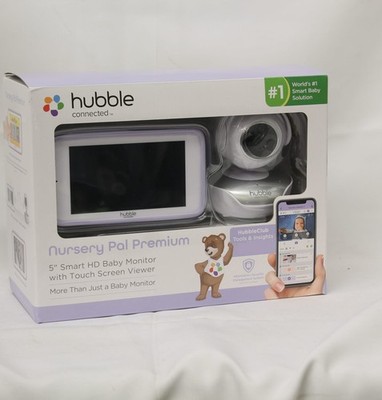 Hubble Nursery Pal Premium 5'' Smart HD Baby Monitor with Touch Screen Viewer