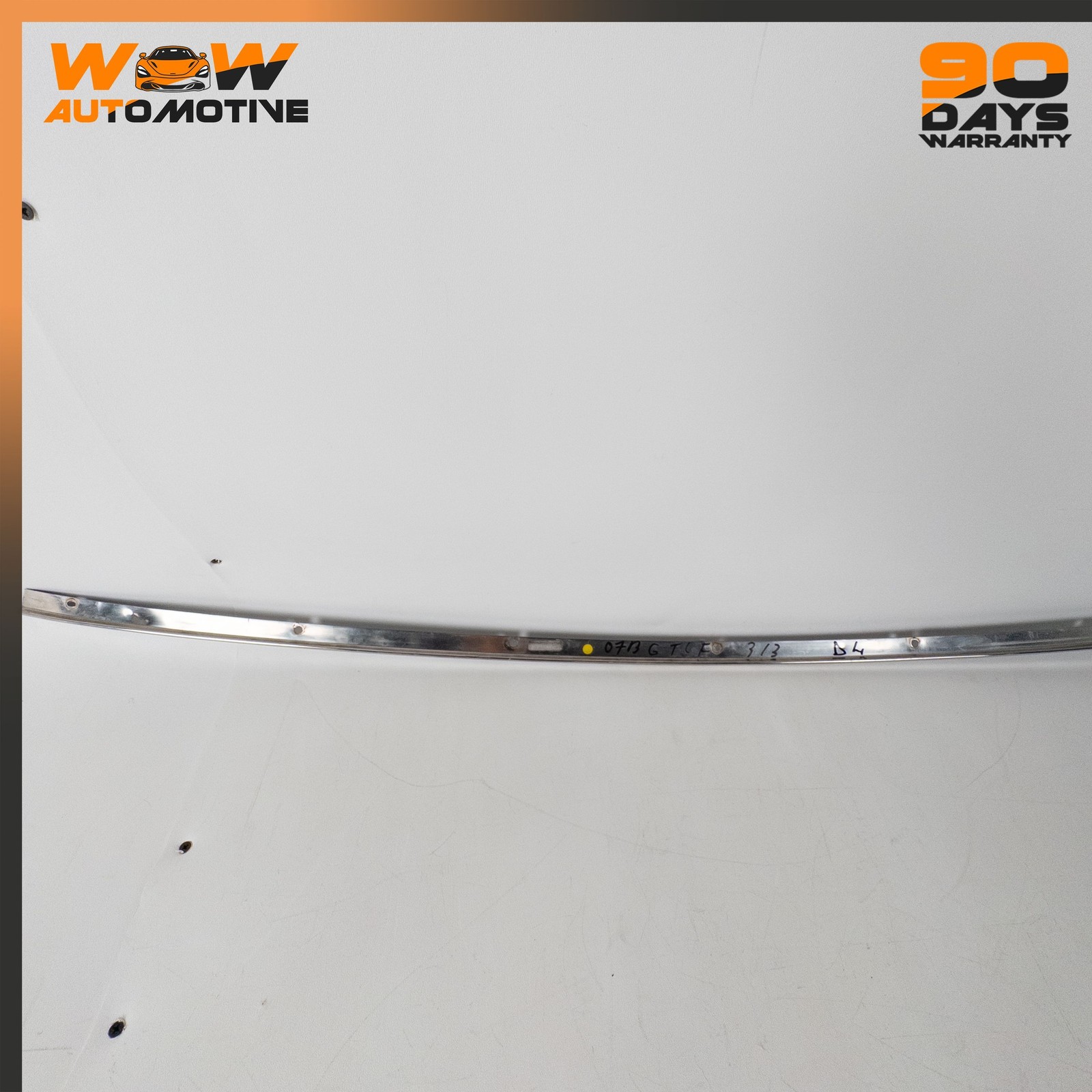 07-17 BENTLEY CONTINENTAL GTC FRONT LEFT RIGHT WINDSHIELD MOLDING TRIM SET OEM
